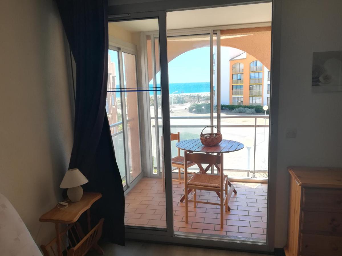Cap De Mer - Vue Sur Mer - Une Chambre - Une Terrasse - Acces Direct Plage - Commerces A Proximites Le Barcarès Exterior foto